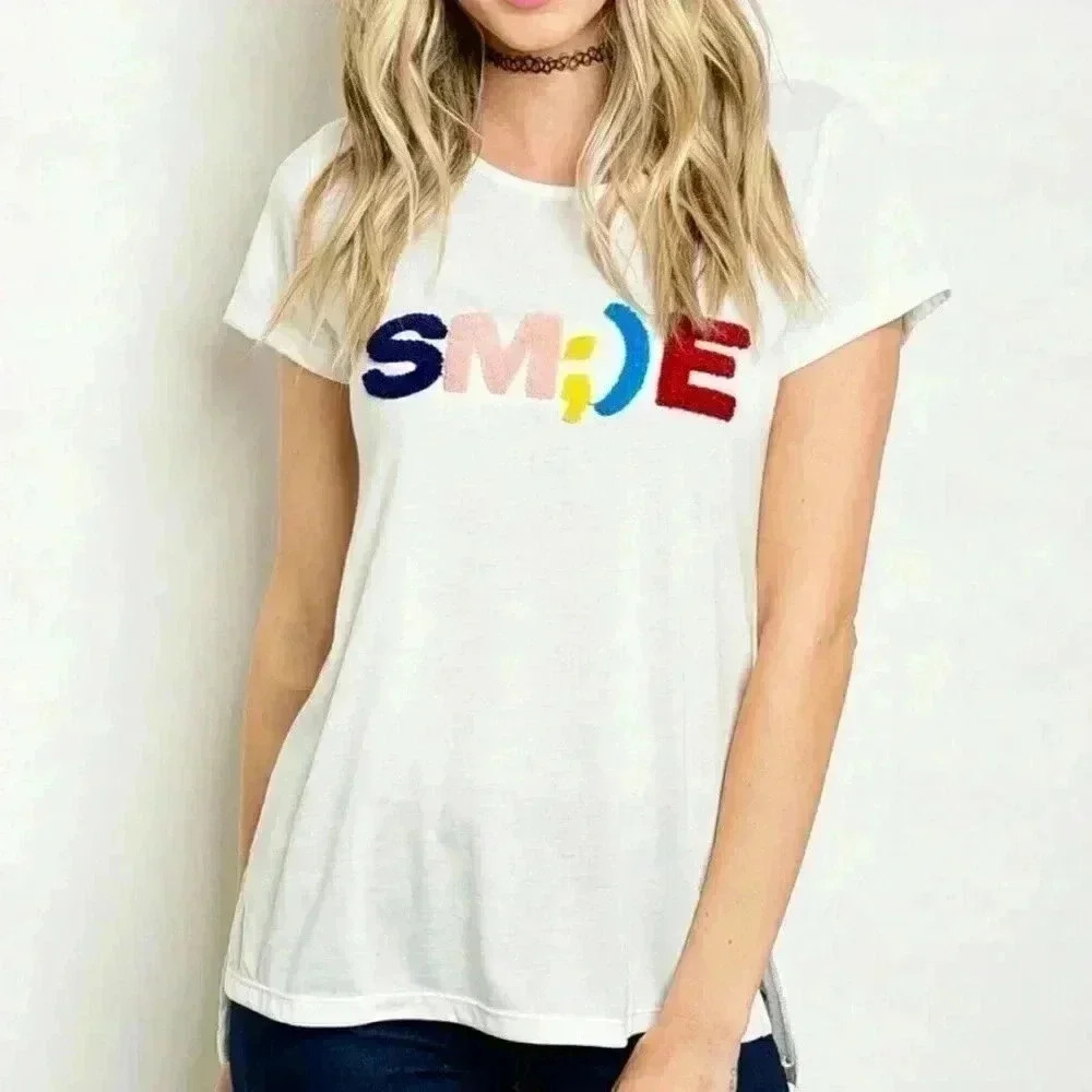 "Fuzzy Smile" Tee - SUPER SOFT